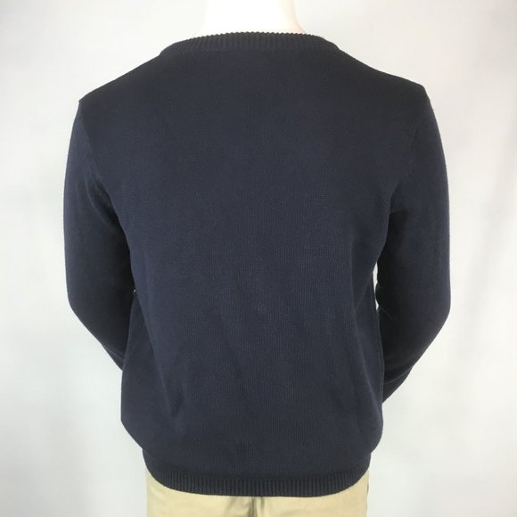 Weekend Navy Cotton Sweater - Picture 2 of 3